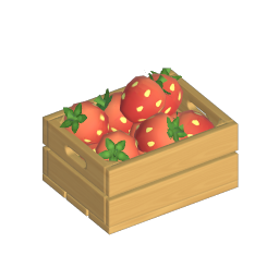 Strawberry crop icon