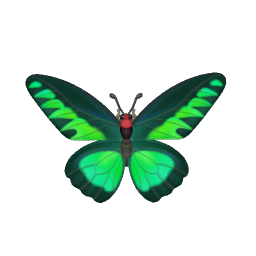 翠葉紅頸鳳蝶 insect icon